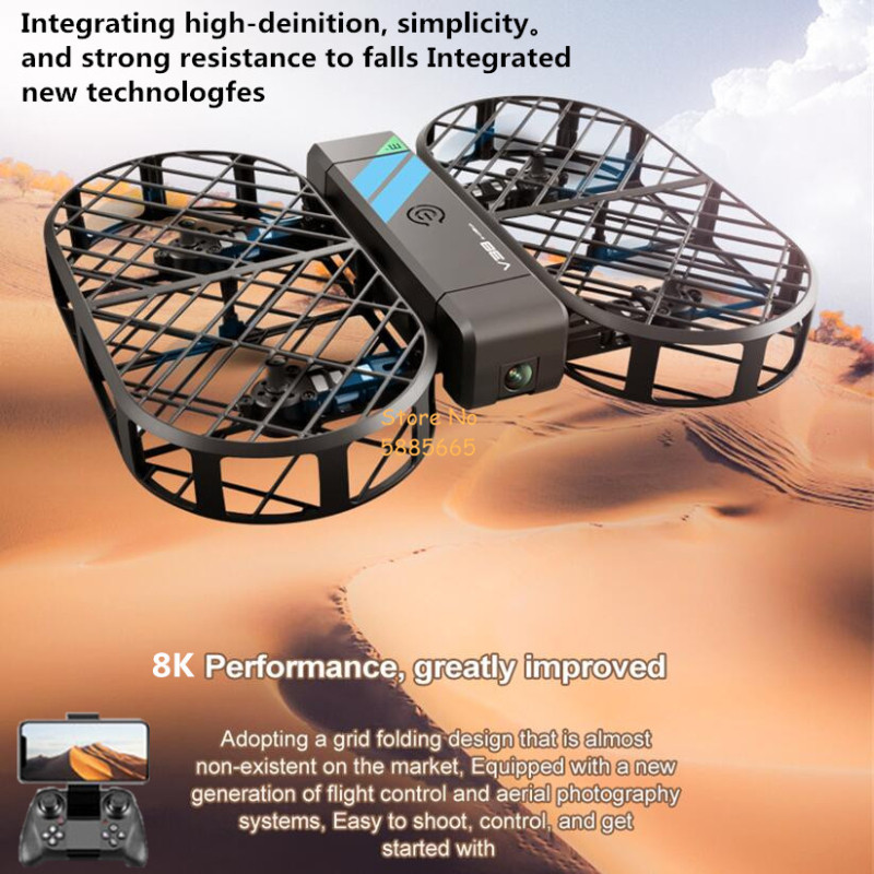 Drone Camera Hd - 8K HD カメラ 360 ° 保護オプティカルフローローカリゼーション