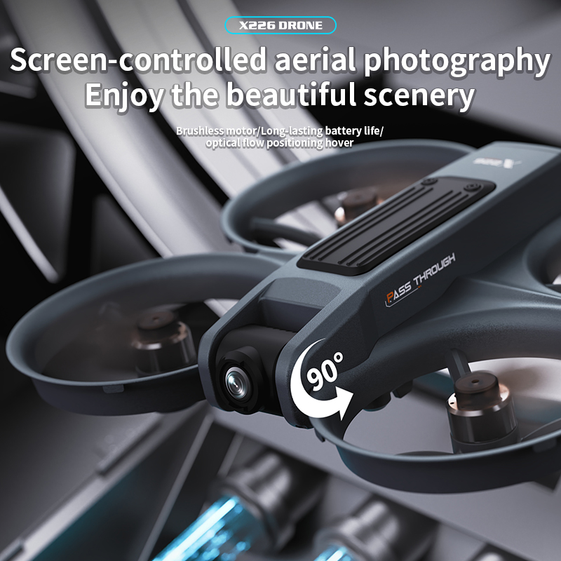 新しい X226 RC ドローン 2.4 グラム 5 グラム - Drone Camera Hd のレビューと価格