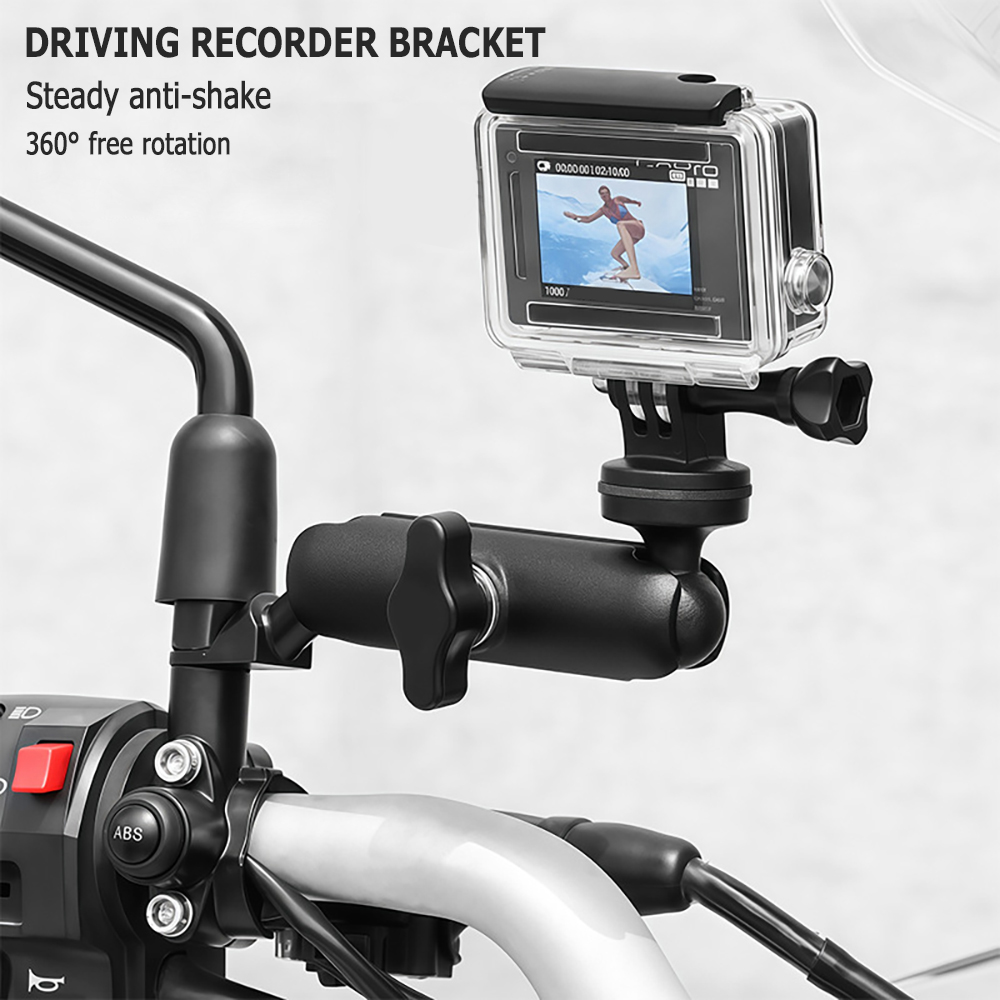 オートバイハンドルバーマウントアルミホルダー GoPro H - Drone Camera Action のレビューと価格