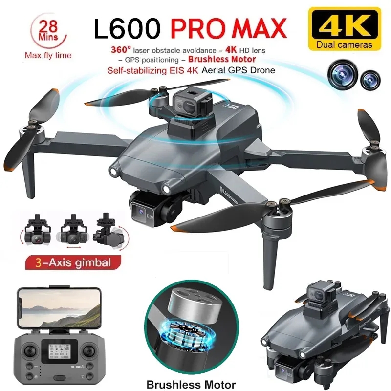 L600 プロマックス GPS ドローンプロフェッショナル  - Drone Camera Hd のレビューと価格